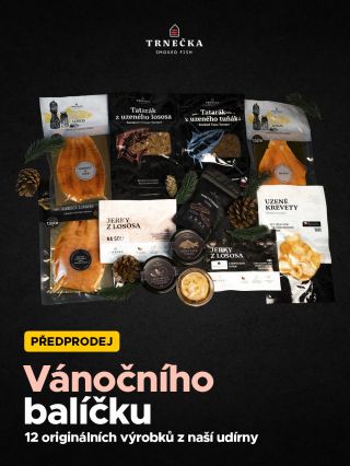 Představujeme vám finální obsah našeho vánočního balíčku 🎁 Doplnili jsme do něj tataráky i uzené krevety, aby co nejlépe...